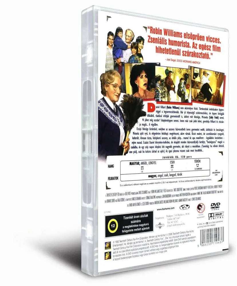 Mrs. Doubtfire - Apa csak van - DVD - Ár: Ft - awilime webáruház